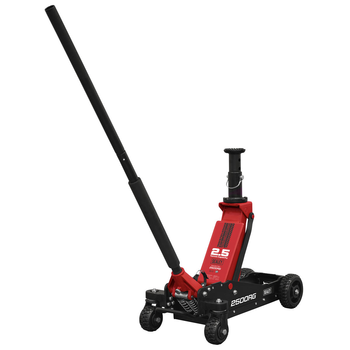 Big Wheel Hybrid Trolley Jack with Super Rocket Lift for Off-Road Vehicles, SUVs, Vans & 4x4s 2.5 Tonne 2500RG