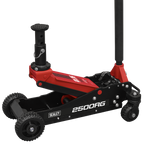 Big Wheel Hybrid Trolley Jack with Super Rocket Lift for Off-Road Vehicles, SUVs, Vans & 4x4s 2.5 Tonne 2500RG