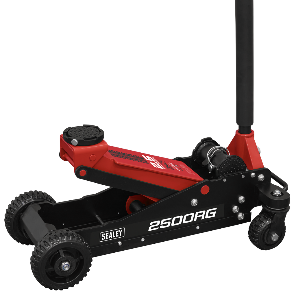 Big Wheel Hybrid Trolley Jack with Super Rocket Lift for Off-Road Vehicles, SUVs, Vans & 4x4s 2.5 Tonne 2500RG