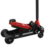 Big Wheel Hybrid Trolley Jack with Super Rocket Lift for Off-Road Vehicles, SUVs, Vans & 4x4s 2.5 Tonne 2500RG