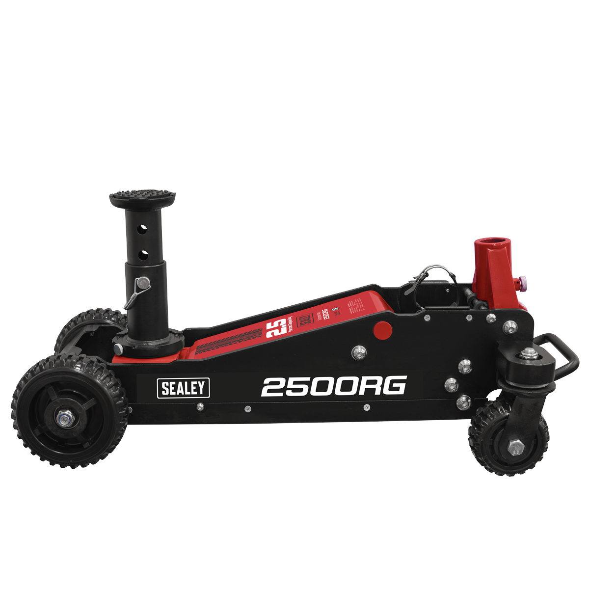 Big Wheel Hybrid Trolley Jack with Super Rocket Lift for Off-Road Vehicles, SUVs, Vans & 4x4s 2.5 Tonne 2500RG