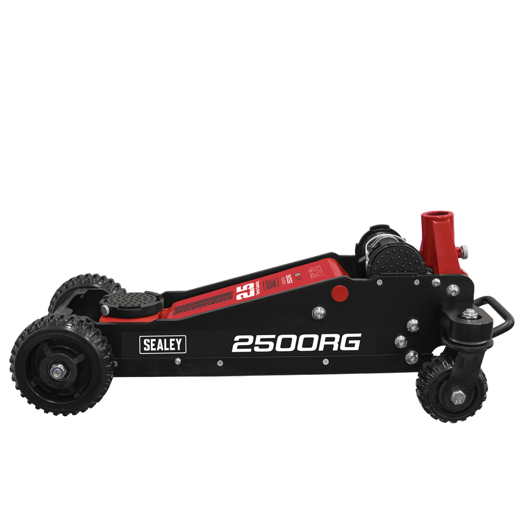 Big Wheel Hybrid Trolley Jack with Super Rocket Lift for Off-Road Vehicles, SUVs, Vans & 4x4s 2.5 Tonne 2500RG