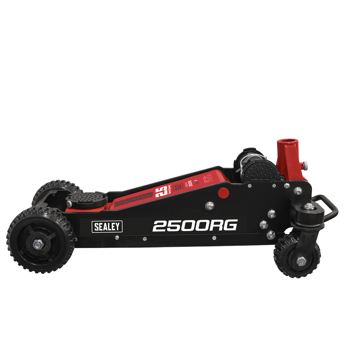 Big Wheel Hybrid Trolley Jack with Super Rocket Lift for Off-Road Vehicles, SUVs, Vans & 4x4s 2.5 Tonne 2500RG
