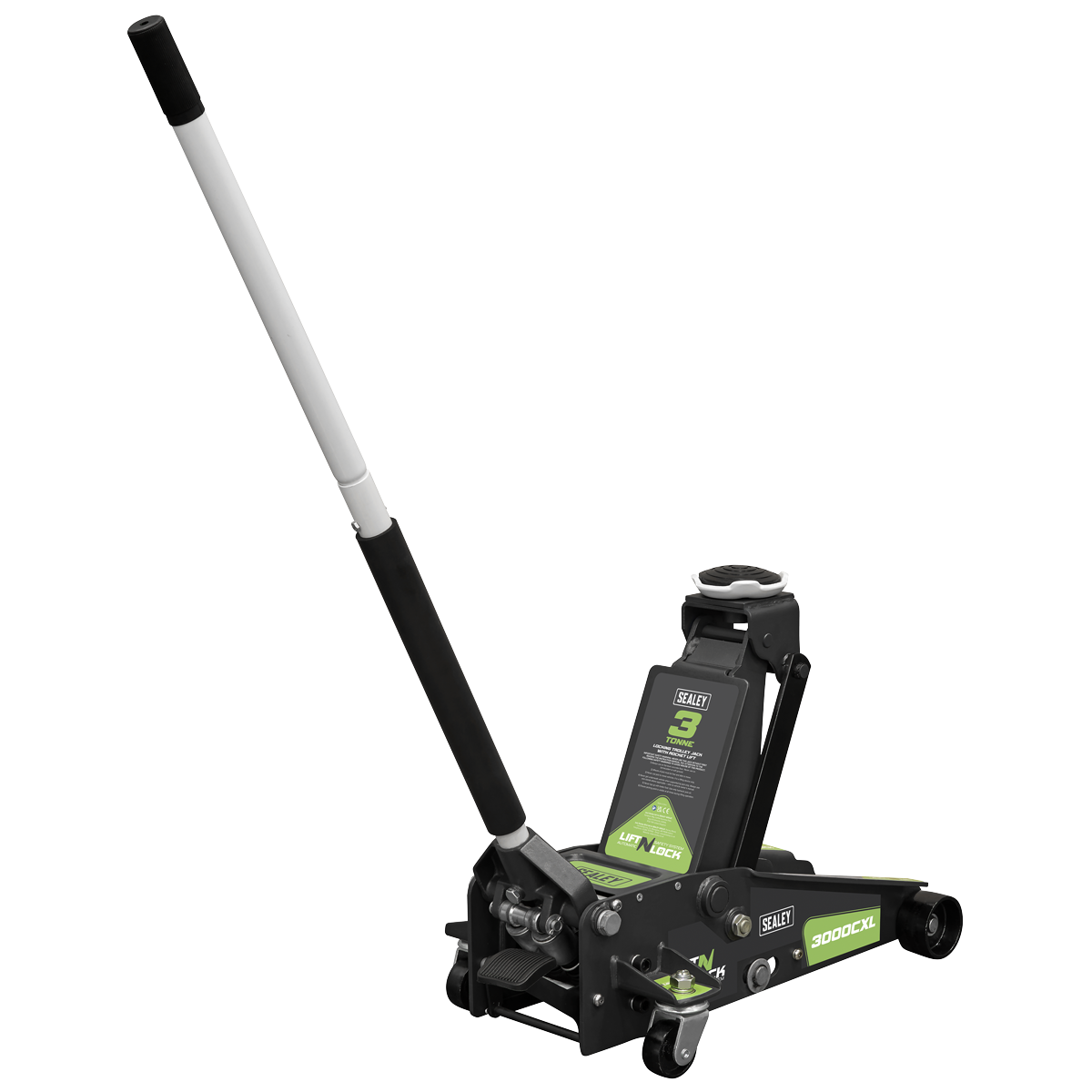 Locking Trolley Jack with Rocket Lift 3 Tonne 3000CXL