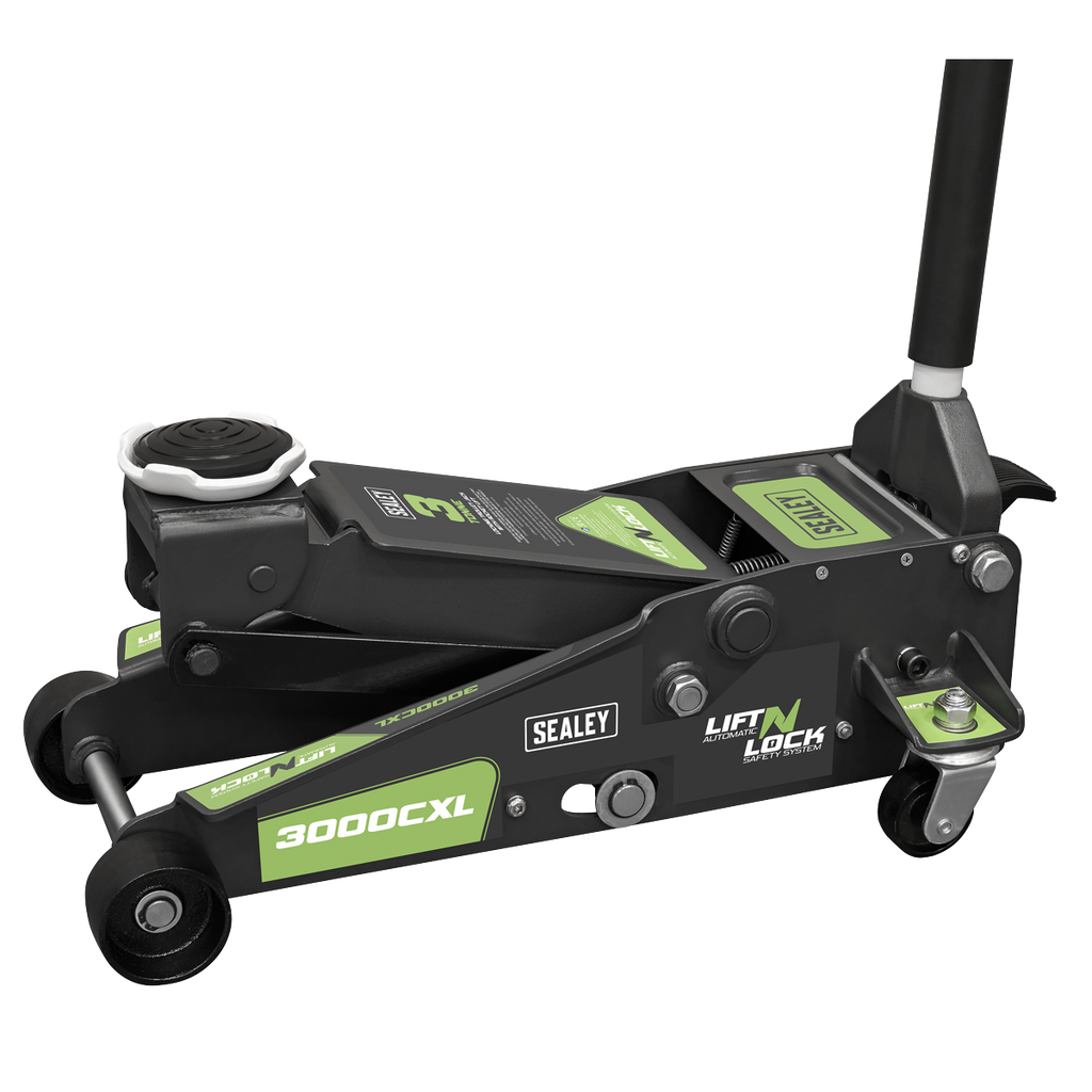 Locking Trolley Jack with Rocket Lift 3 Tonne 3000CXL