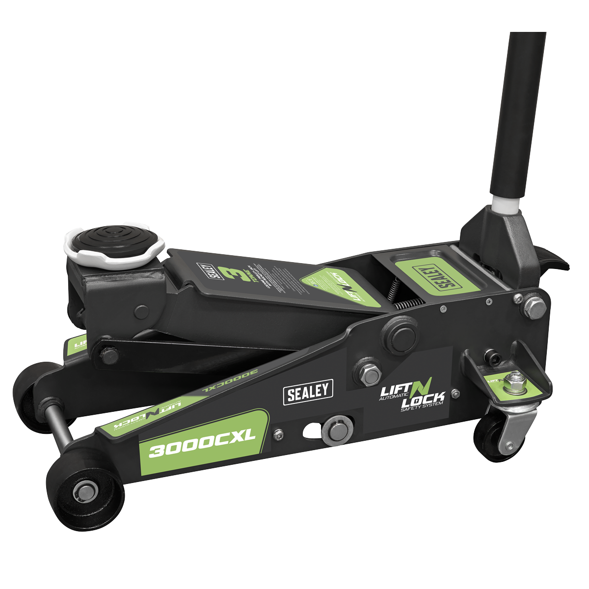 Locking Trolley Jack with Rocket Lift 3 Tonne 3000CXL