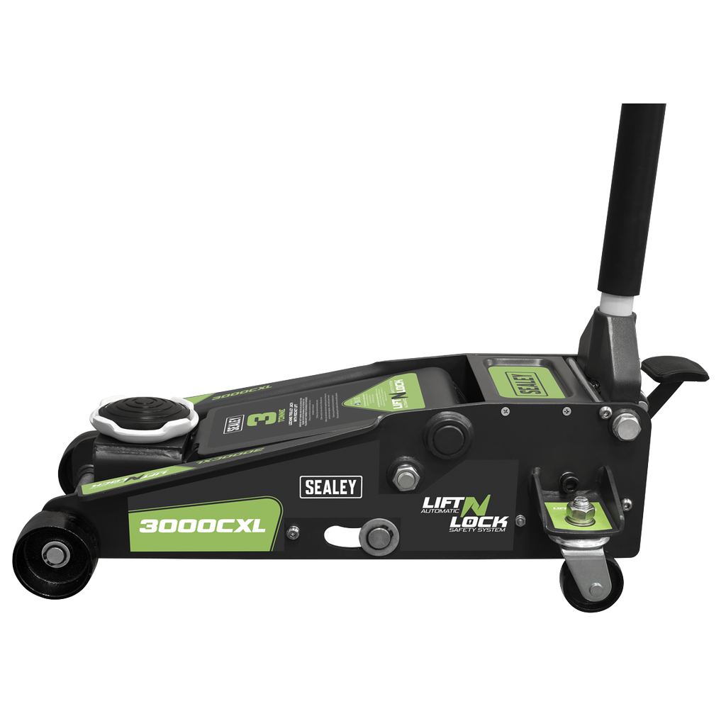 Locking Trolley Jack with Rocket Lift 3 Tonne 3000CXL