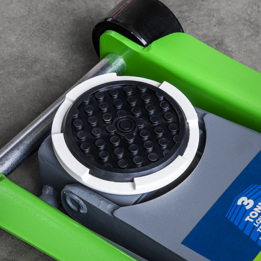 Low Profile Trolley Jack with Rocket Lift 3 Tonne - Green 3000LEHV