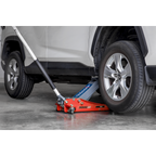 Low Profile Trolley Jack with Rocket Lift 3 Tonne - Red 3000LE
