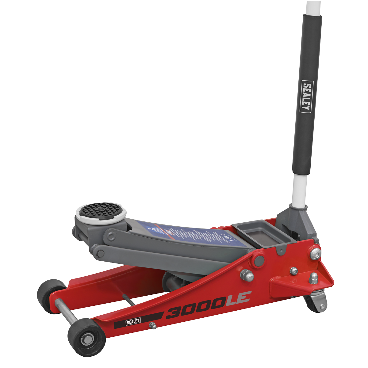 Low Profile Trolley Jack with Rocket Lift 3 Tonne - Red 3000LE