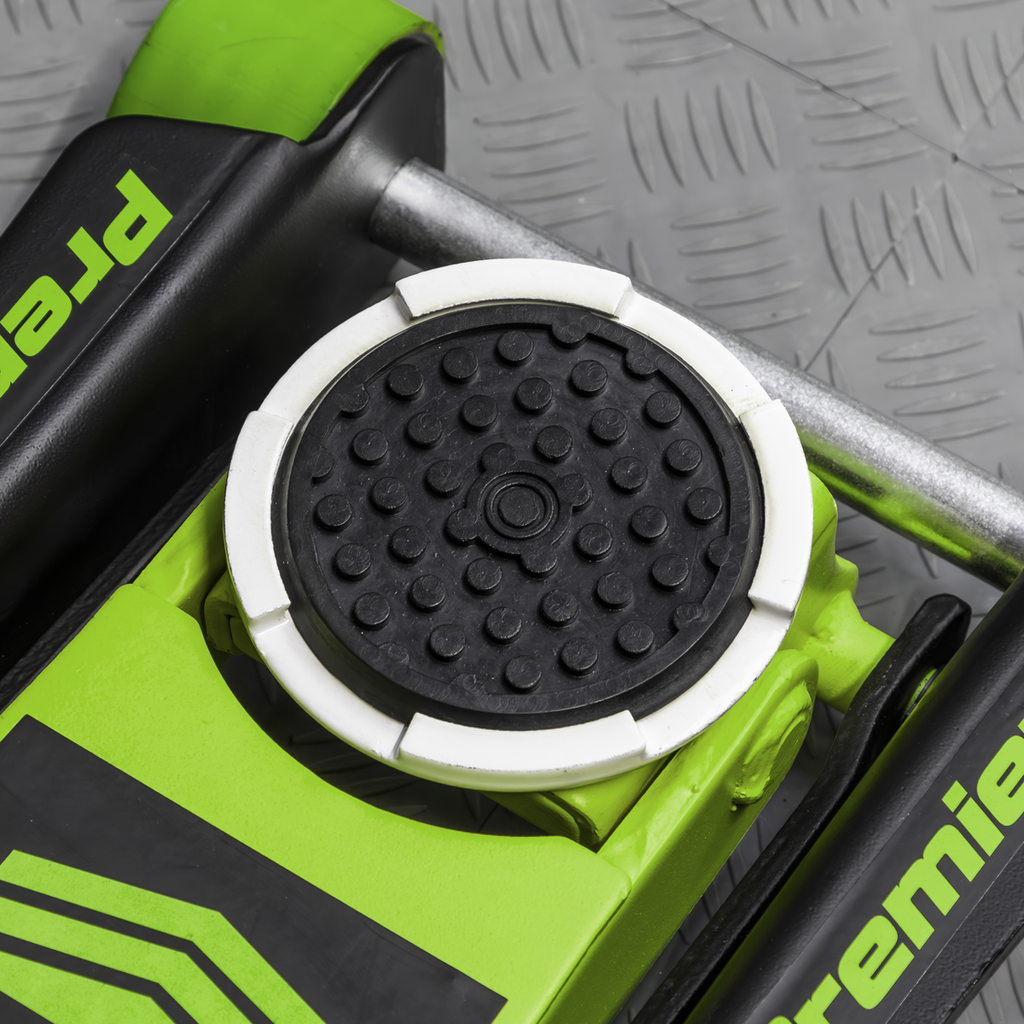 Low Profile Trolley Jack with Rocket Lift 3 Tonne - Green 3040AG