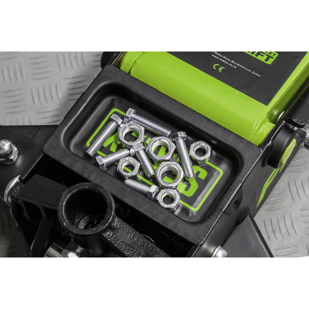 Low Profile Trolley Jack with Rocket Lift 3 Tonne - Green 3040AG