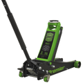 Low Profile Trolley Jack with Rocket Lift 3 Tonne - Green 3040AG