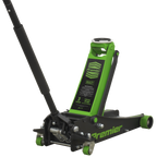 Low Profile Trolley Jack with Rocket Lift 3 Tonne - Green 3040AG