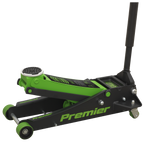 Low Profile Trolley Jack with Rocket Lift 3 Tonne - Green 3040AG