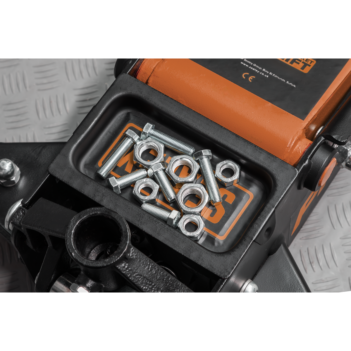 Low Profile Trolley Jack with Rocket Lift 3 Tonne - Orange 3040AO