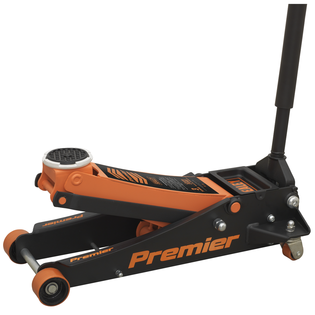 Low Profile Trolley Jack with Rocket Lift 3 Tonne - Orange 3040AO