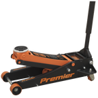 Low Profile Trolley Jack with Rocket Lift 3 Tonne - Orange 3040AO