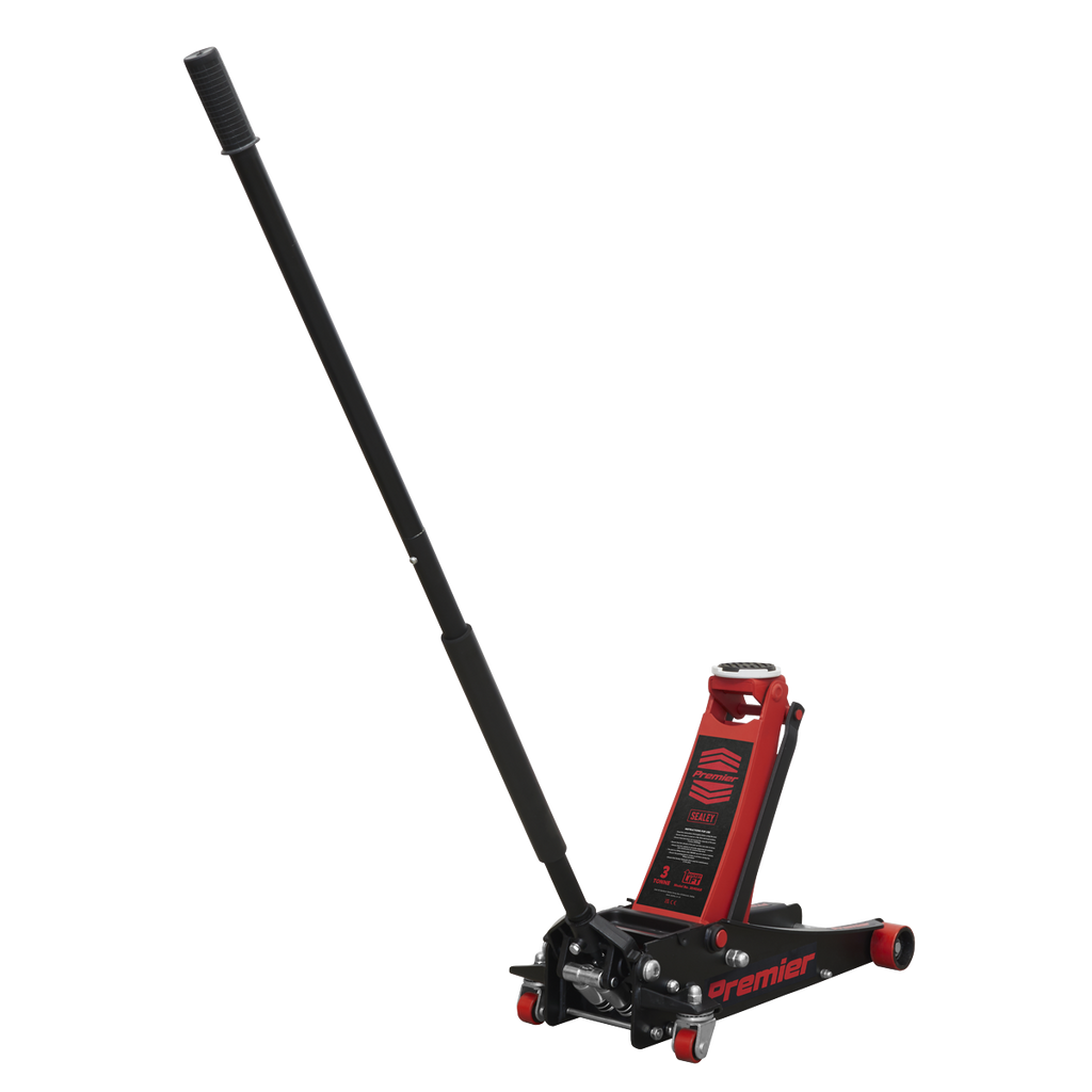 Low Profile Trolley Jack with Rocket Lift 3 Tonne - Red 3040AR