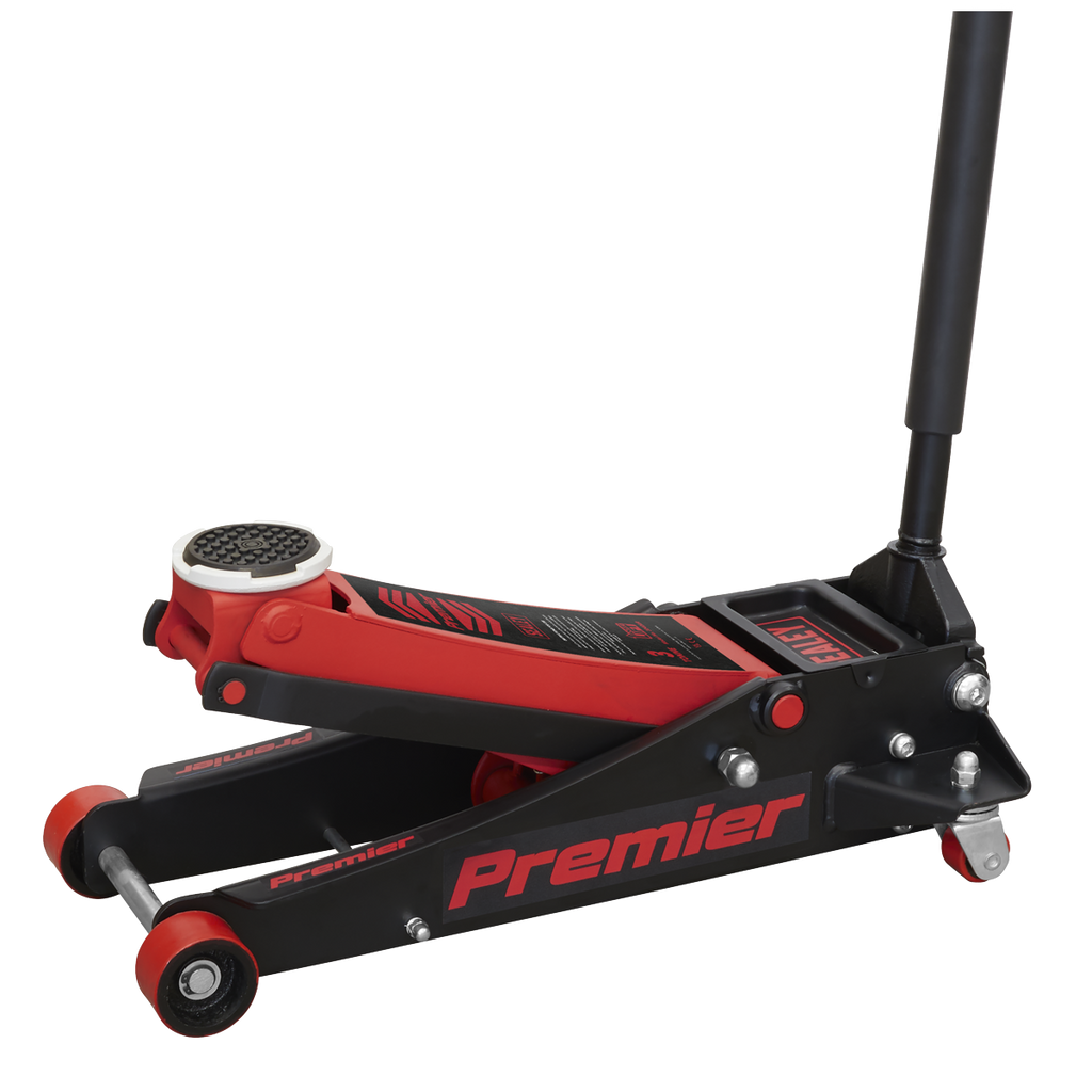 Low Profile Trolley Jack with Rocket Lift 3 Tonne - Red 3040AR