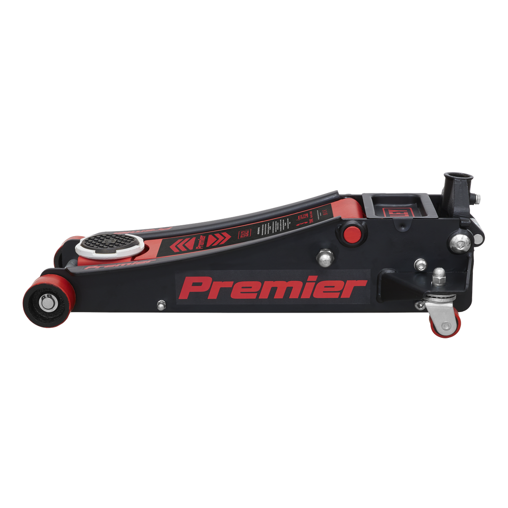 Low Profile Trolley Jack with Rocket Lift 3 Tonne - Red 3040AR