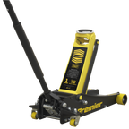 Low Profile Trolley Jack with Rocket Lift 3 Tonne - Yellow 3040AY
