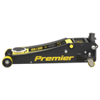 Low Profile Trolley Jack with Rocket Lift 3 Tonne - Yellow 3040AY