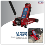 Trolley Jack with Super Rocket Lift 3.5 Tonne 3500CXD