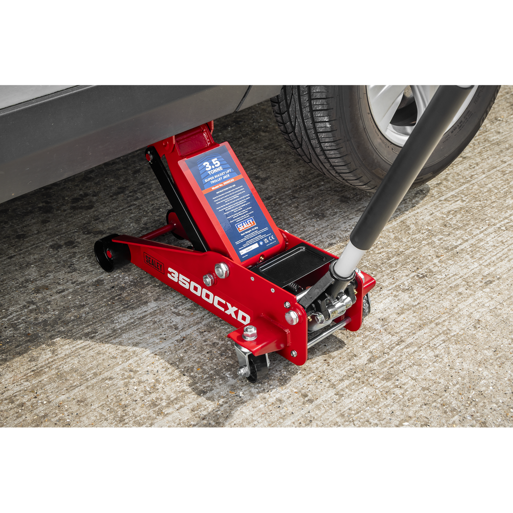 Trolley Jack with Super Rocket Lift 3.5 Tonne 3500CXD