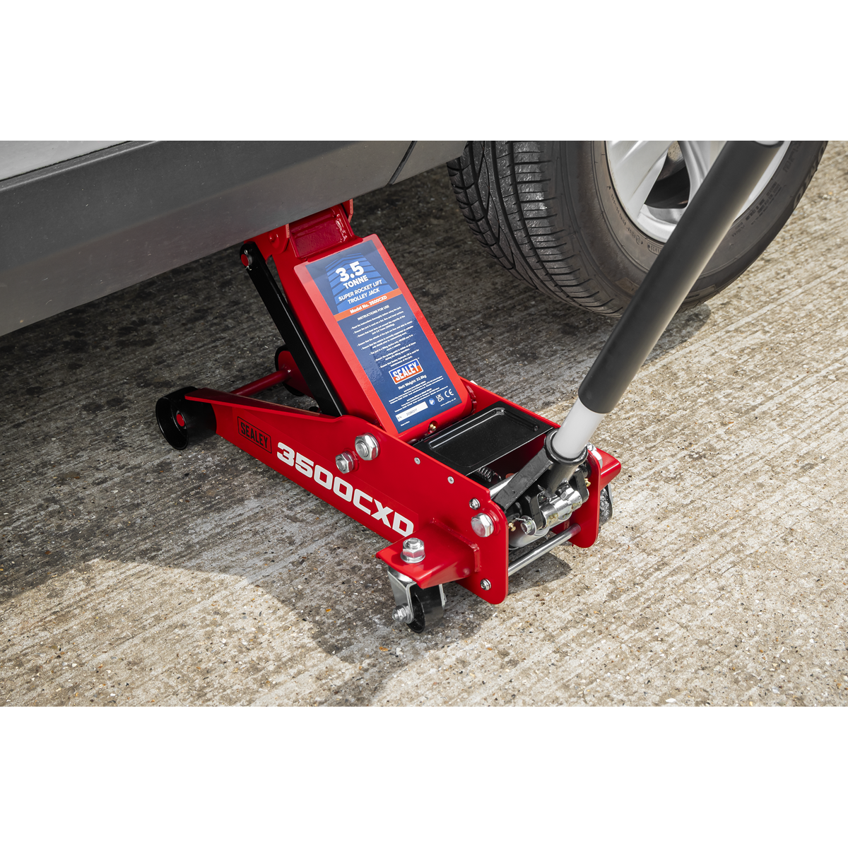 Trolley Jack with Super Rocket Lift 3.5 Tonne 3500CXD
