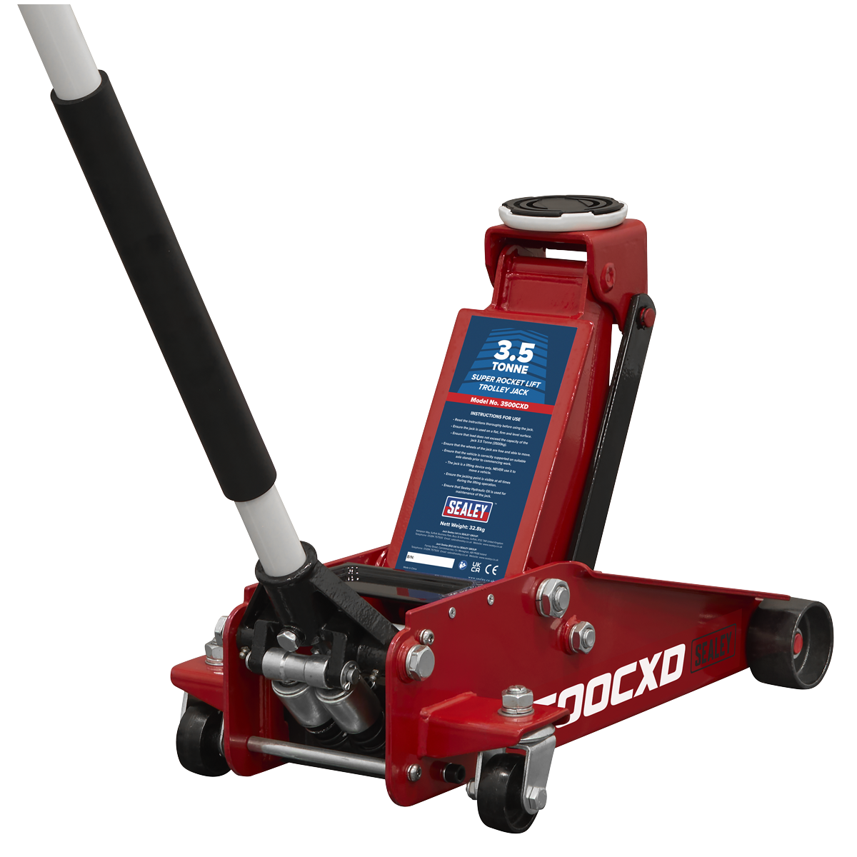 Trolley Jack with Super Rocket Lift 3.5 Tonne 3500CXD