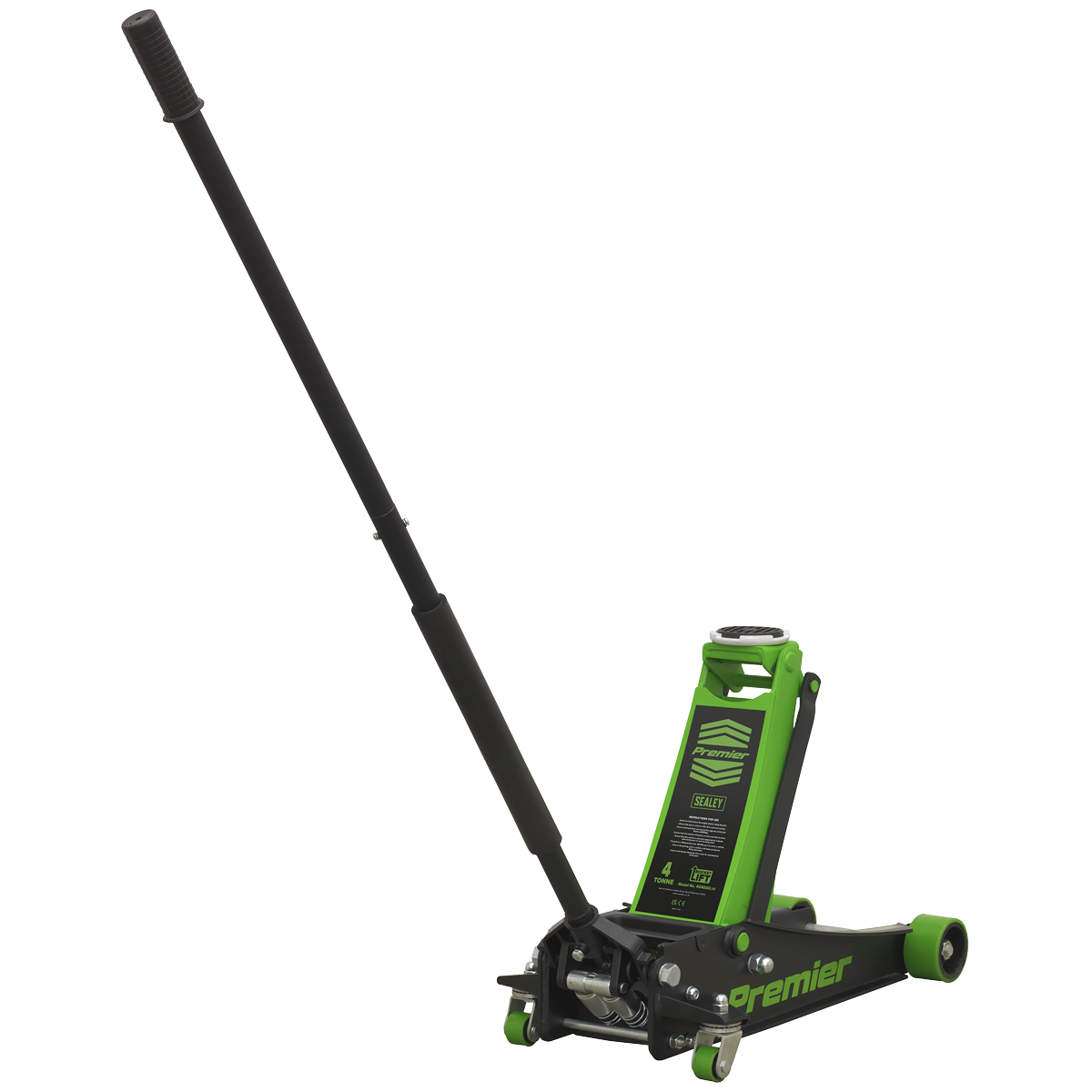 Low Profile Trolley Jack with Rocket Lift 4 Tonne - Green 4040AG