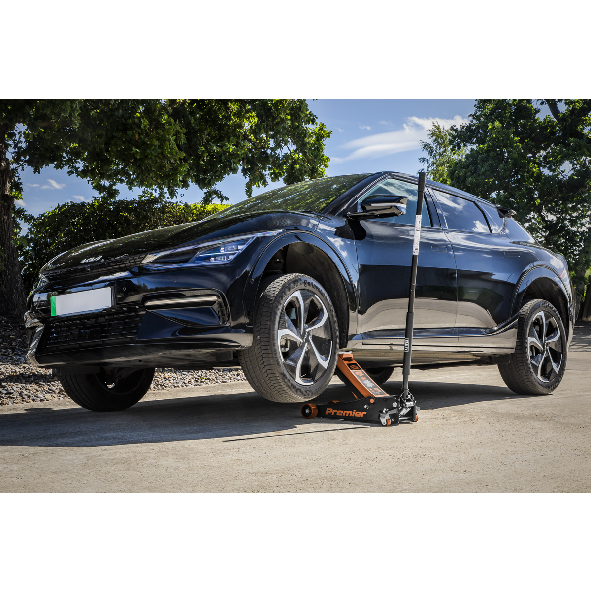 Low Profile Trolley Jack with Rocket Lift 4 Tonne - Orange 4040AO