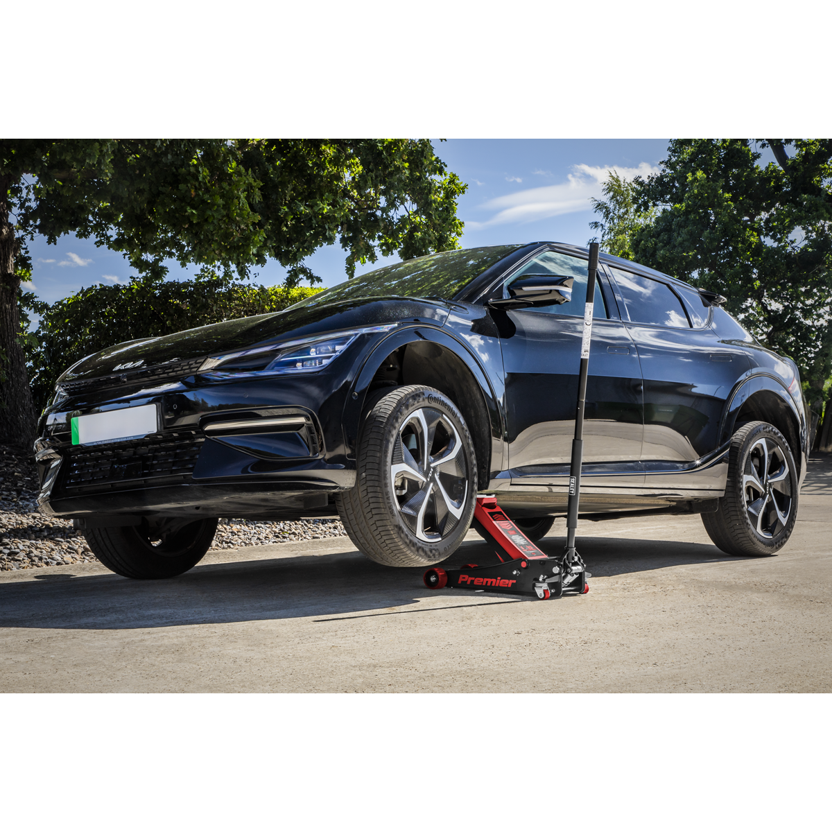 Low Profile Trolley Jack with Rocket Lift 4 Tonne - Red 4040AR