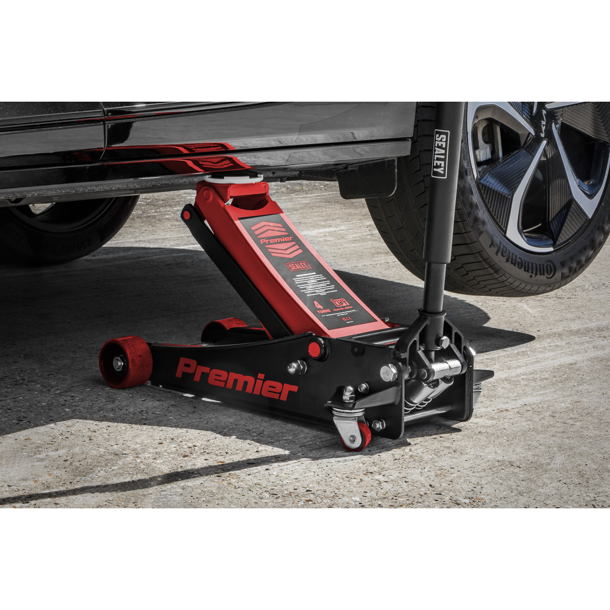 Low Profile Trolley Jack with Rocket Lift 4 Tonne - Red 4040AR