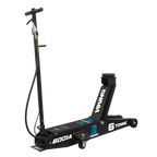 Professional Long Reach Air/Manual Operation Trolley Jack with Rocket Lift 6 Tonne 6001A