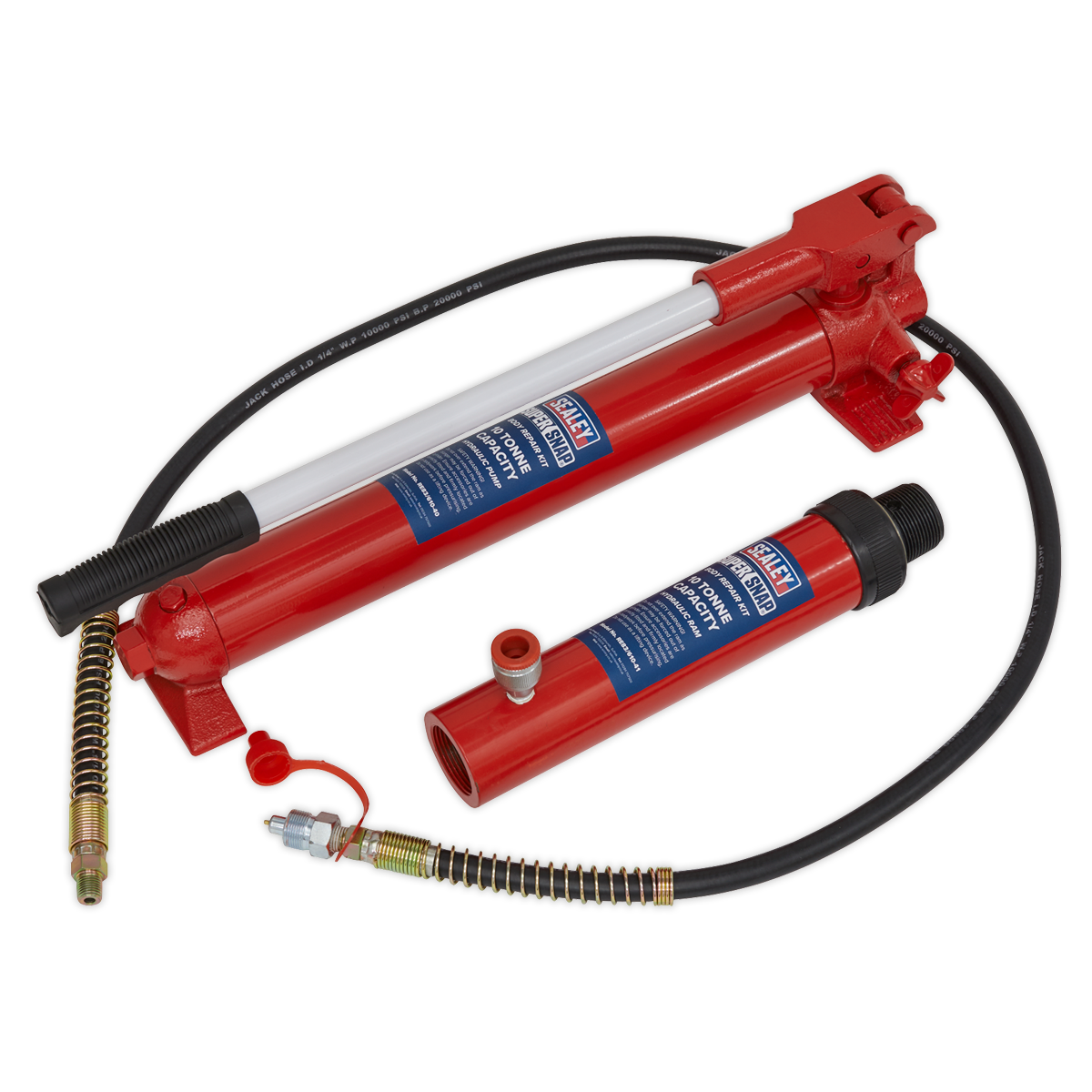 SuperSnap® Push Ram with Pump & Hose Assembly 10 Tonne 610/45