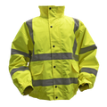 Hi-Vis Yellow Jacket with Quilted Lining, Elasticated Waist & Cuffs - XX-Large 802XXL