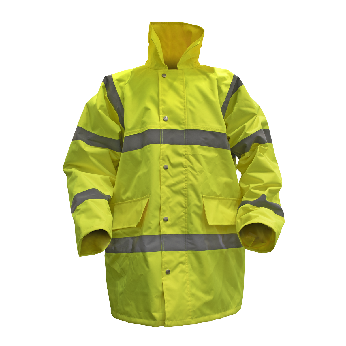 Hi-Vis Yellow Jacket with Quilted Lining - Large 806L