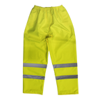 Hi-Vis Yellow Waterproof Trousers - Large 807L