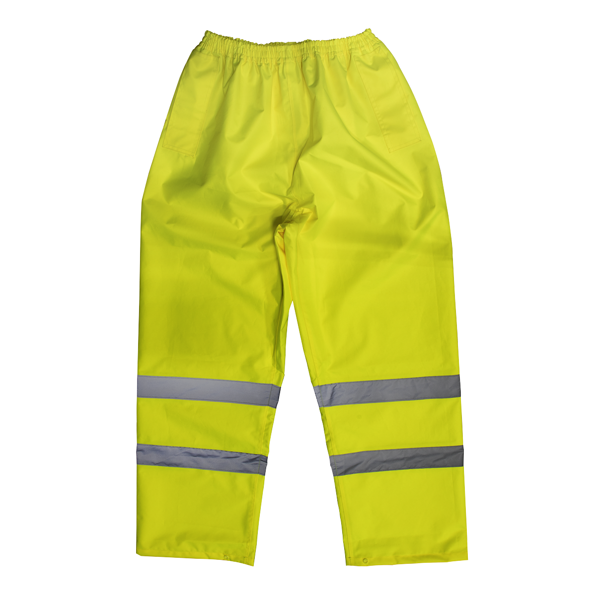 Hi-Vis Yellow Waterproof Trousers - Large 807L