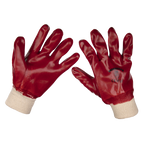 PVC Knit Wrist Gloves, X-Large - Pack of 12 Pairs 9106XL/12