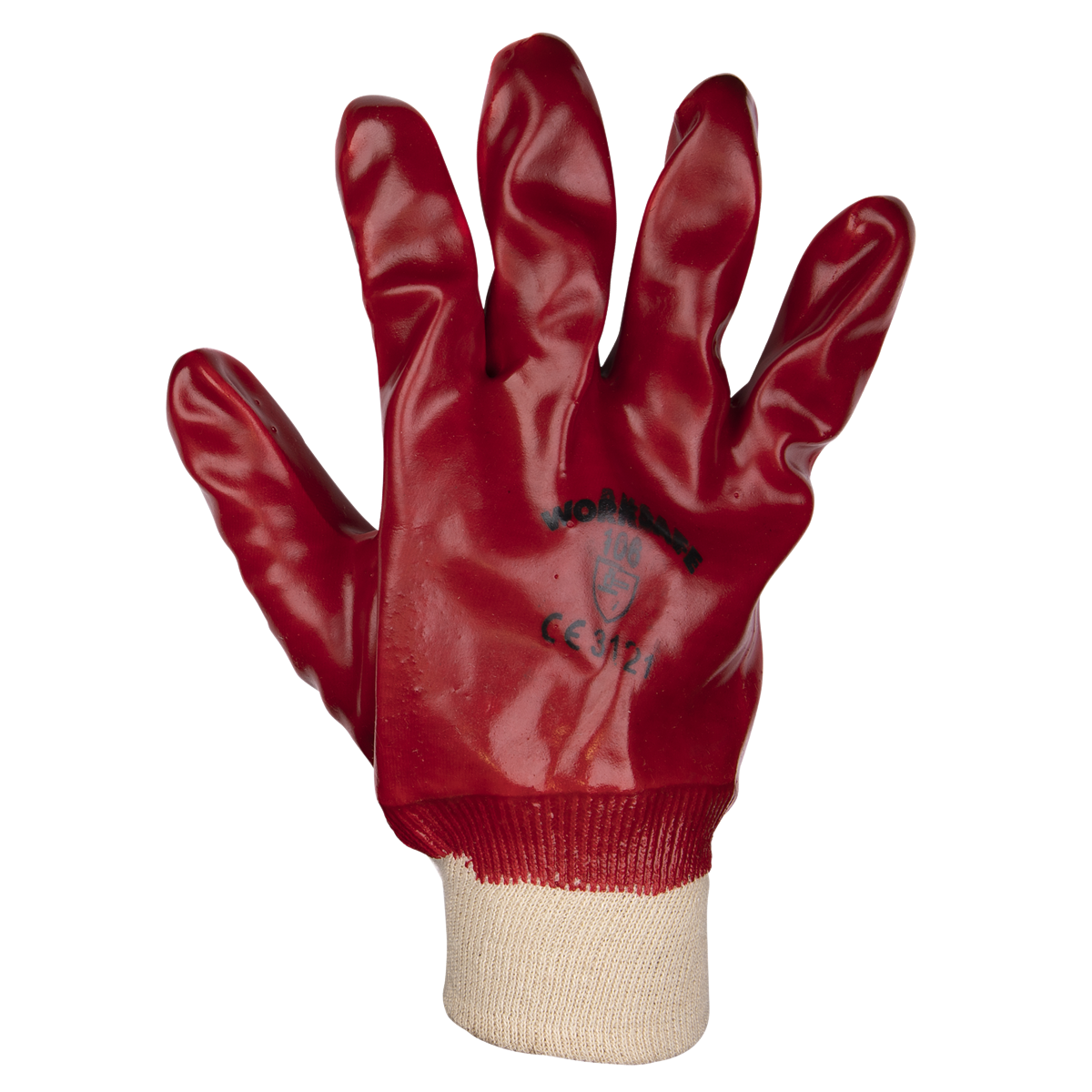 PVC Knit Wrist Gloves, X-Large - Pack of 12 Pairs 9106XL/12