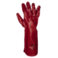 PVC Gauntlets 450mm, Red - Pack of 12 Pairs 2635195