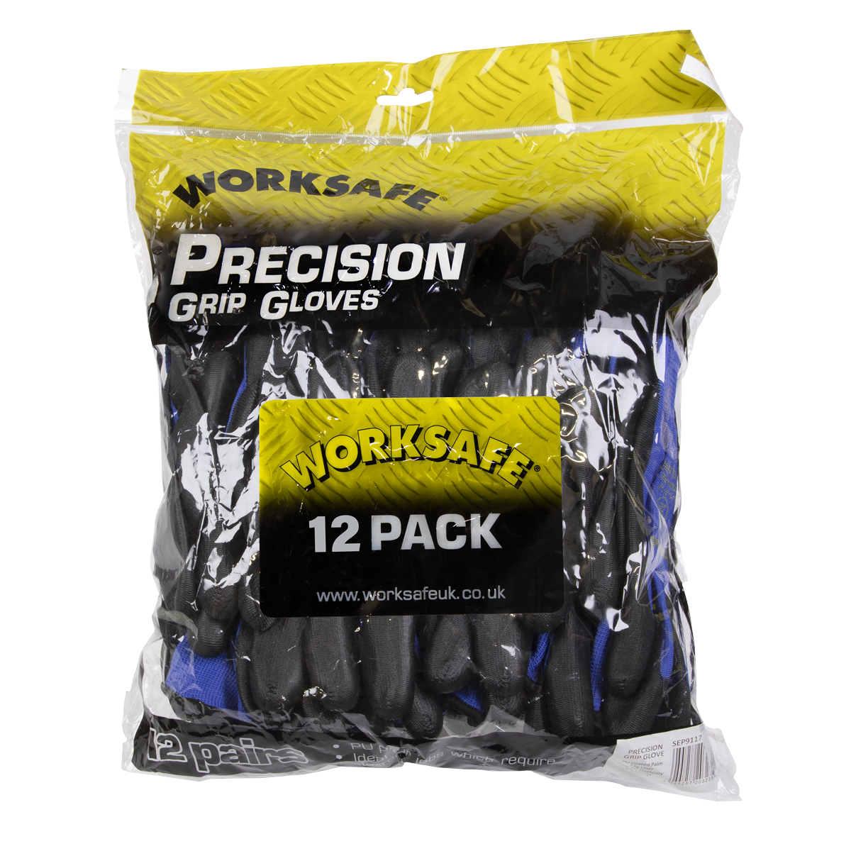 Lightweight Precision Grip Gloves, X-Large - Pack of 12 Pairs 9117XL/12