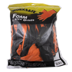 Foam Latex Gloves, Large - Pack of 12 Pairs 9140L/12