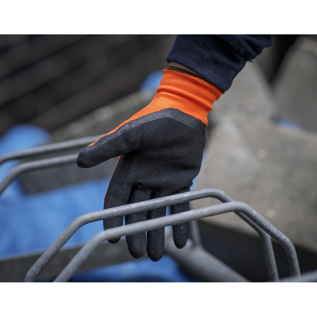 Foam Latex Gloves, Large - Pair 9140L