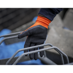 Foam Latex Gloves, Large - Pair 9140L