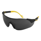 Sports Style Shaded Safety Glasses with Adjustable Arms 9209