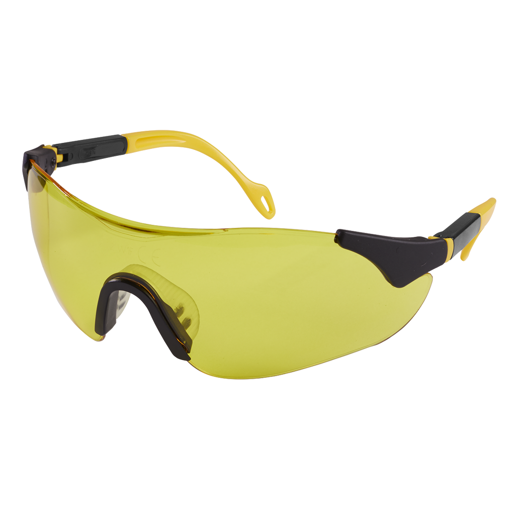 Sports Style High-Vision Safety Glasses with Adjustable Arms 9212